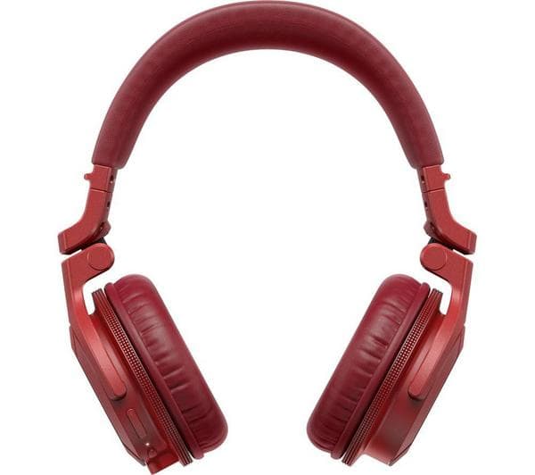 PIONEER DJ HDJ-CUE1BT-R Wireless Bluetooth Headphones - Red - Image 1