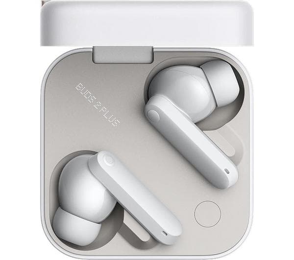 NOTHING CMF Buds 2 Plus Wireless Bluetooth Noise-Cancelling Earbuds - Light Grey - Image 1