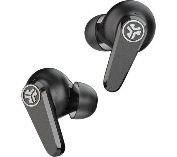 JLAB Go Pods ANC Wireless Bluetooth Noise-Cancelling Earbuds - Black - Image 1