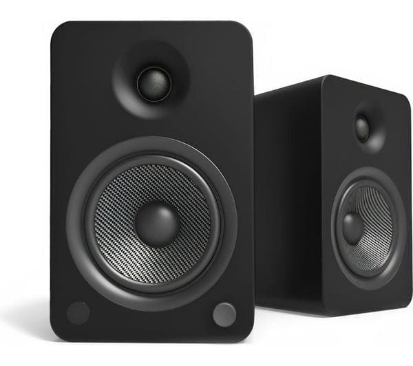 KANTO AUDIO YU6 Powered Bluetooth Bookshelf Speakers - Matte Black - Image 1