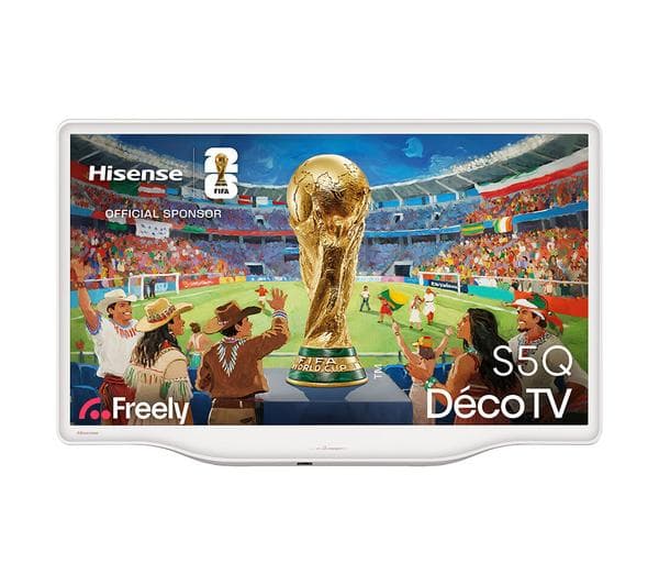 HISENSE Deco 32S5QTUK 32\" Smart Full HD HDR LED TV with Freely - White - Image 1
