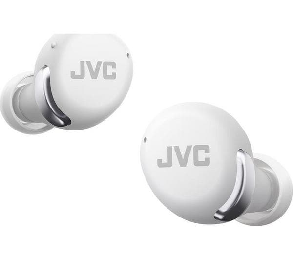 JVC HA-A30T2-W Wireless Bluetooth Noise-Cancelling Earbuds - White - Image 1