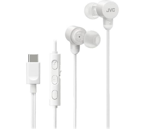 JVC HA FR29UC USB-C Earphones - White - Image 1