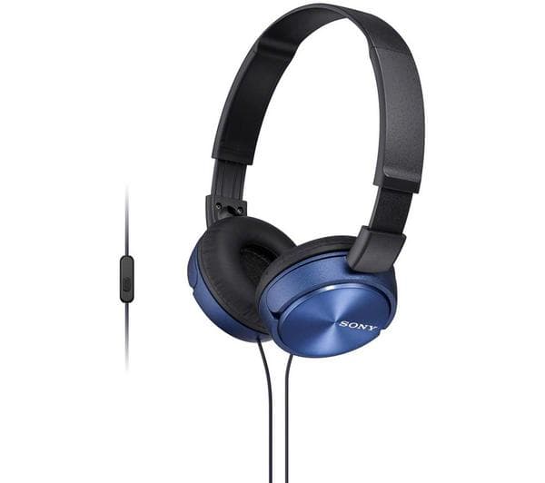 SONY MDR-ZX310APL Headphones - Blue - Image 1