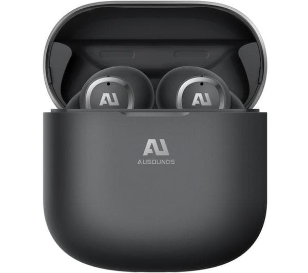 AUSOUNDS AU-Stream Wireless Bluetooth Noise-Cancelling Earphones - Black - Image 1