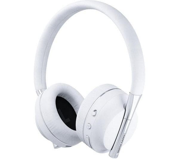 HAPPY PLUGS Play Wireless Bluetooth Kids Headphones - White - Image 1