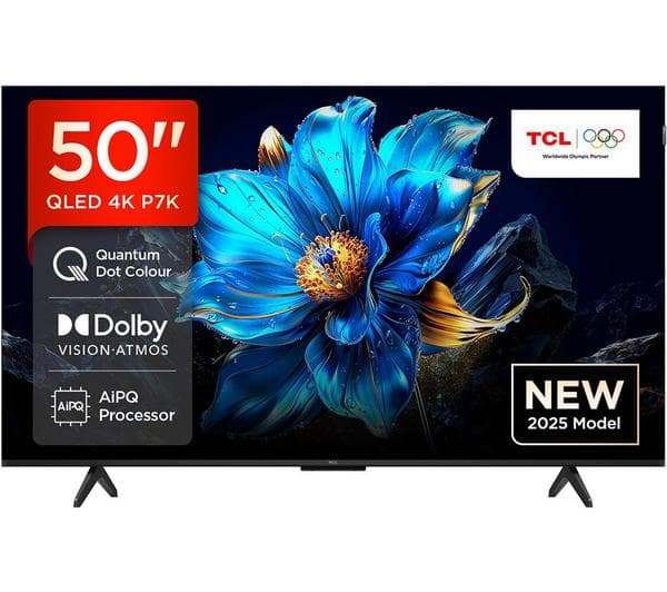 TCL 50P7K 50\" Smart 4K Ultra HD HDR QLED TV - Image 1