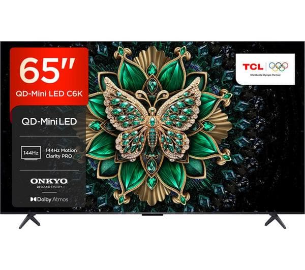 TCL C6K 65\" QD-Mini LED 4K HDR Smart Google TV - 65C6K - Image 1