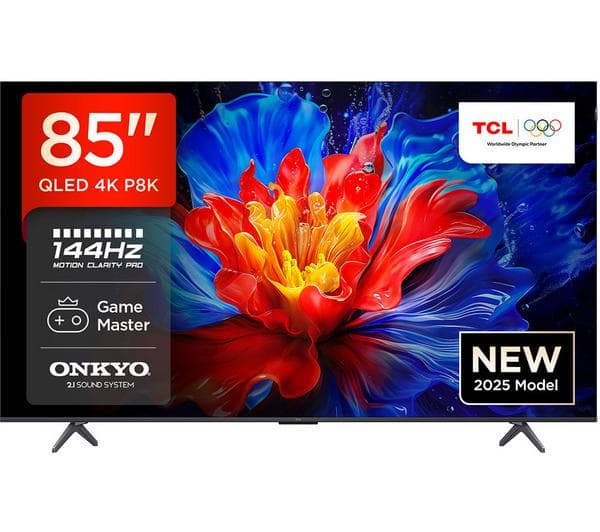 TCL 85P8K 85\" Smart 4K Ultra HD HDR QLED TV - Image 1