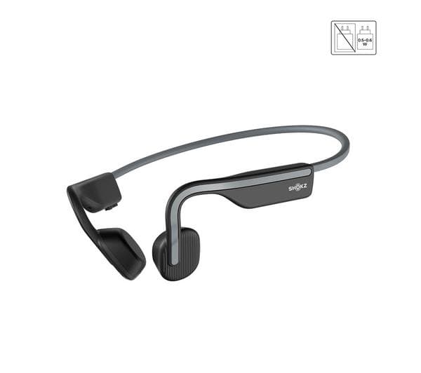SHOKZ OpenMove Wireless Bluetooth Sports Headphones - Grey - Image 1