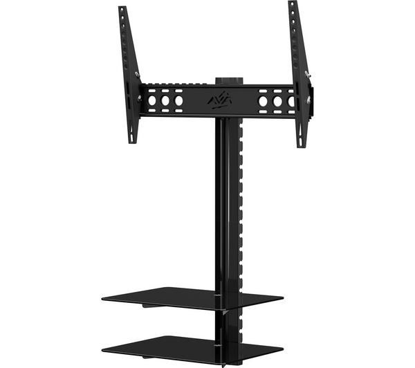 AVF ESL822B 480 mm TV Bracket with AV Shelving for up to 60\" TVs - Black