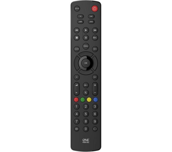 ONE FOR ALL URC1240 Contour 4 Devices Universal Remote Control