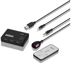 LOGIK LHDSW19 3-Port HDMI Switch