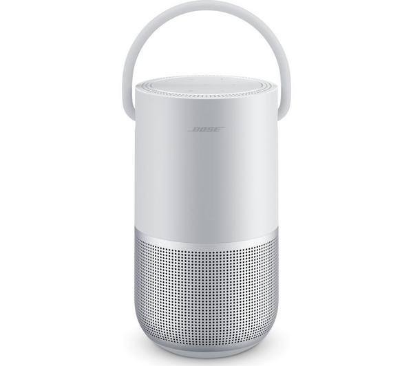 BOSE Portable Wireless Multi-room Home Smart Speaker with Google Assistant & Amazon Alexa - Silver