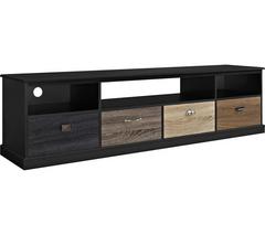 DOREL HOME 1773196PCOMUK Mercer 1829 mm TV Stand for up to 65" TVs - Black