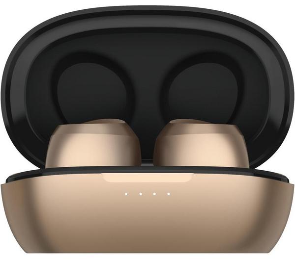 AUSOUNDS AU-Stream Hybrid Wireless Bluetooth Noise-Cancelling Earphones - Gold