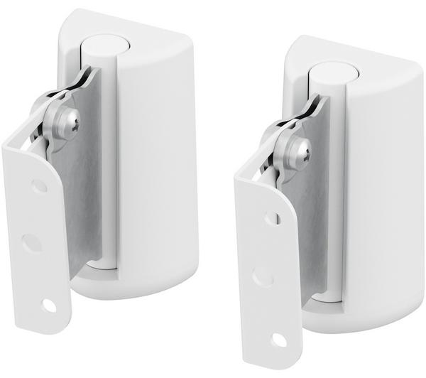 AVF AK55W Wall Mount Tilt & Swivel Speaker Bracket Pair - White