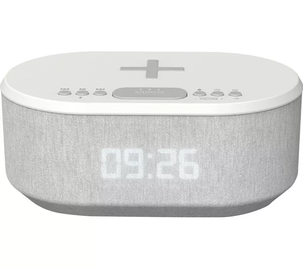 I-BOX Dawn 79224PI/03 FM Bluetooth Clock Radio - White