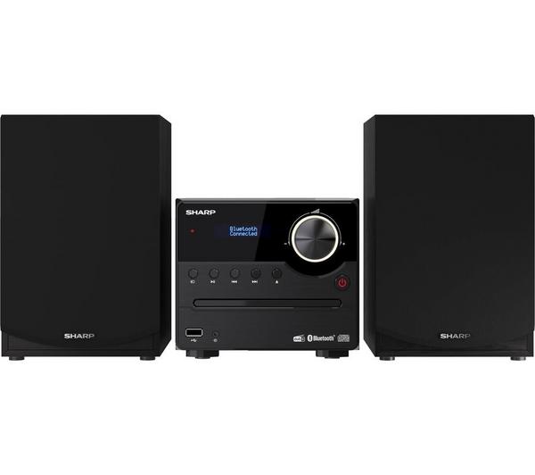 SHARP XL-B517DBK Bluetooth Micro Hi-Fi System - Black