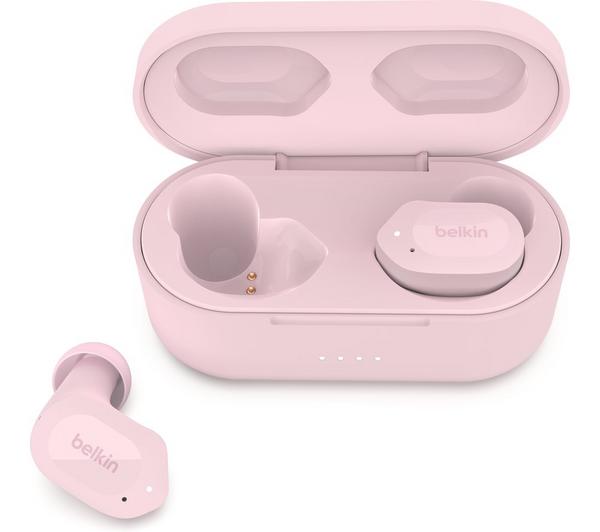 BELKIN SoundForm Play Wireless Bluetooth Earbuds - Pink
