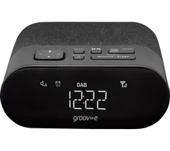 GROOV-E Roma GV-CR03 DAB/FM Clock Radio - Black