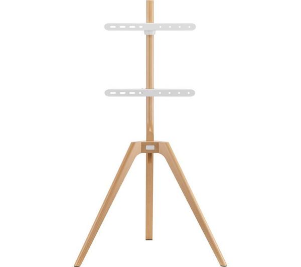 TTAP Tripod-Light 820 mm TV Stand with Bracket for up to 65\" TVs - Light Wood