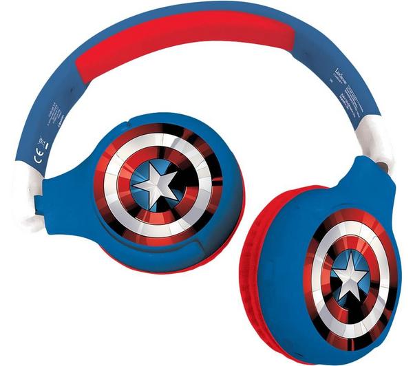 LEXIBOOK HPBT010AV Wireless Bluetooth Kids Headphones - The Avengers