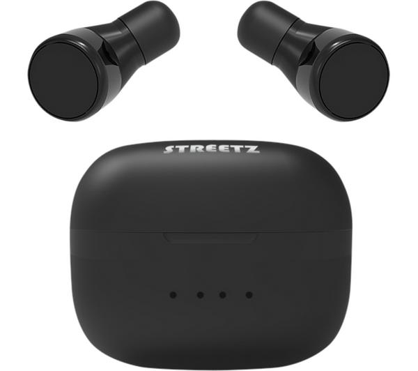 STREETZ TWS-1108 True Wireless Bluetooth Earbuds - Black