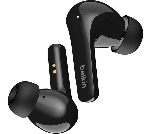 BELKIN SoundForm Flow AUC006BTBK Wireless Bluetooth Noise-Cancelling Earbuds - Black