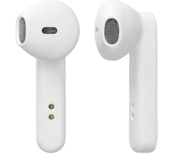STREETZ TWS-105 True Wireless Bluetooth Earbuds - Matte White