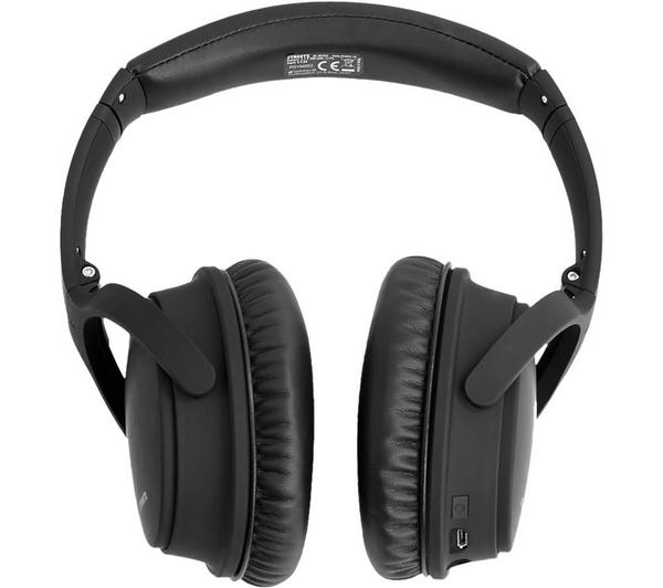 STREETZ HL-BT404 Wireless Bluetooth Noise-Cancelling Headphones - Black