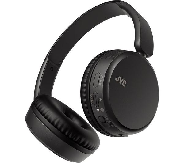 JVC HA S36W Wireless Bluetooth Headphones - Black