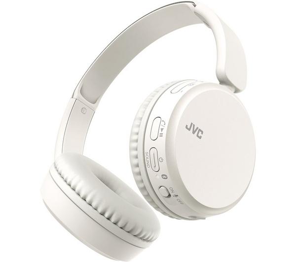 JVC HA S36W Wireless Bluetooth Headphones - White