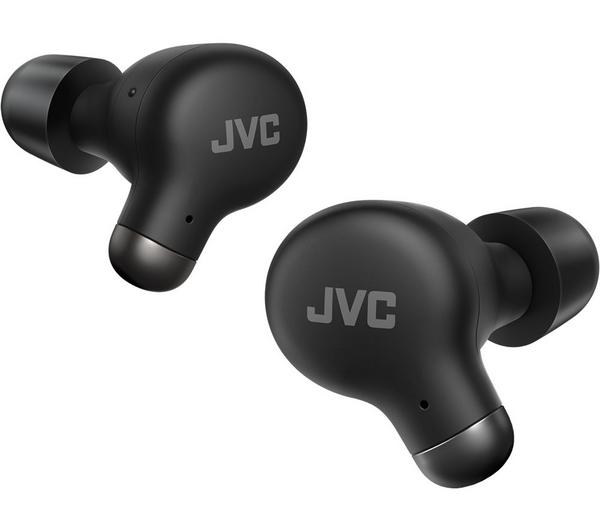 JVC Marshmallow HA-A25T Wireless Bluetooth Noise-Cancelling Earbuds - Black