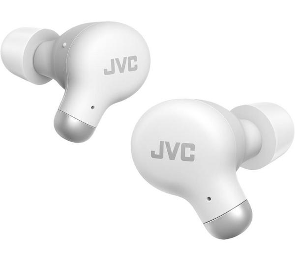 JVC Marshmallow HA-A25T Wireless Bluetooth Noise-Cancelling Earbuds - White