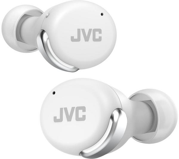 JVC HA-A30T Wireless Bluetooth Noise-Cancelling Earbuds - White