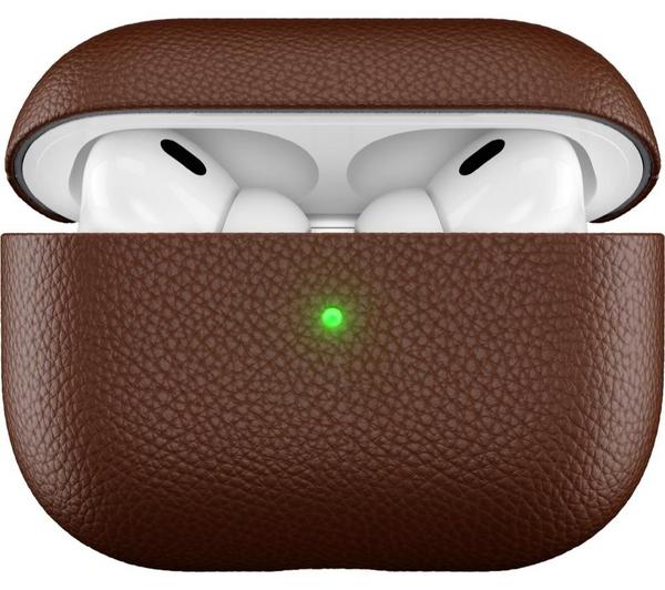 KEYBUDZ PodSkinz Artisan Series AirPods Pro (2nd Gen) Leather Case Cover - Brown