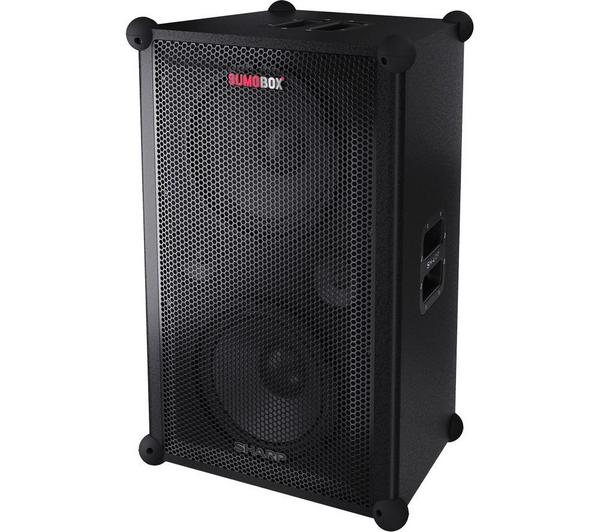 SHARP SumoBox PRO CP-LS200 Portable Bluetooth Megasound Party Speaker - Black