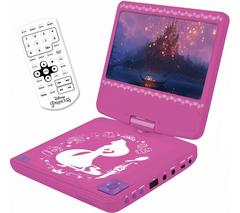 LEXIBOOK Disney Princess Portable DVD Player - Pink & White