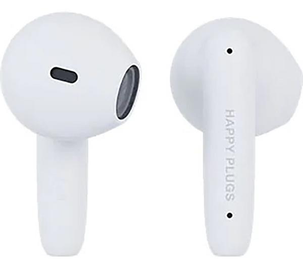 HAPPY PLUGS Joy Lite Wireless Bluetooth Earbuds - White