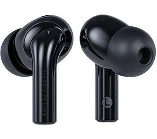 HAPPY PLUGS Joy Pro Wireless Bluetooth Noise-Cancelling Earbuds - Black