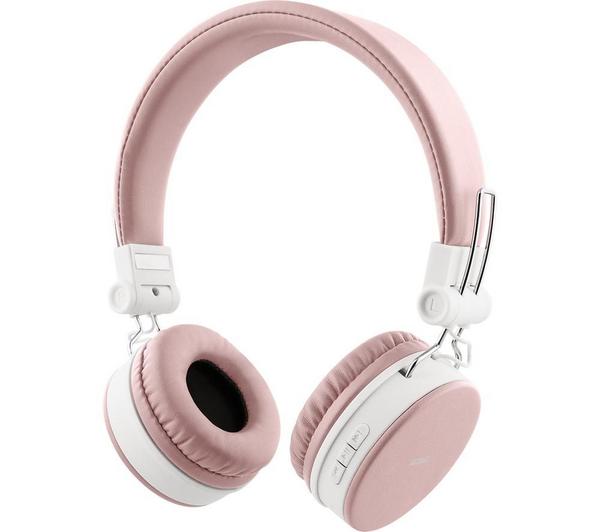 STREETZ HL-BT402 Wireless Bluetooth Headphones - Pink