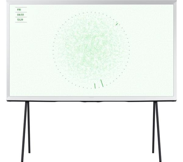 SAMSUNG The Serif LS01D 43\" QLED 4K HDR Smart TV in Cloud White 2024 - QE43LS01DA