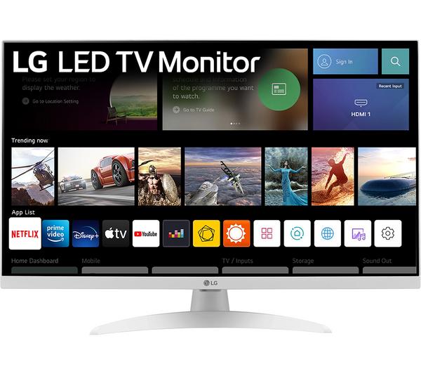 LG 27TQ615S-WZ 27\" Smart Full HD LED TV Monitor - White