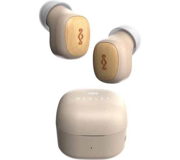 HOUSE OF MARLEY Smile Jamaica Wireless Bluetooth Earbuds - Cream