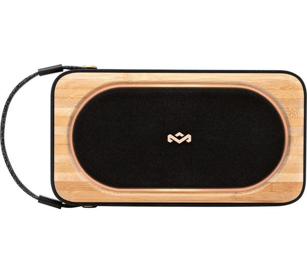 HOUSE OF MARLEY Roots Solar Portable Bluetooth Speaker - Black