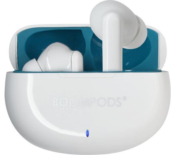 BOOMPODS Skim Wireless Bluetooth Earbuds - White