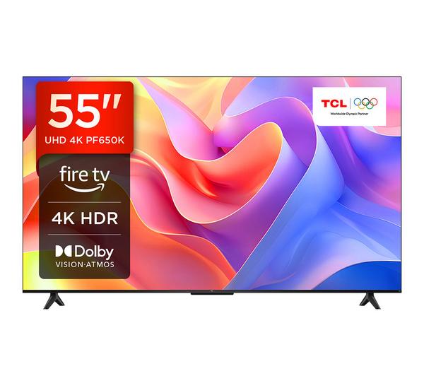 TCL PF650K 55\" LED 4K HDR Smart Fire TV with Freely - 55PF650K