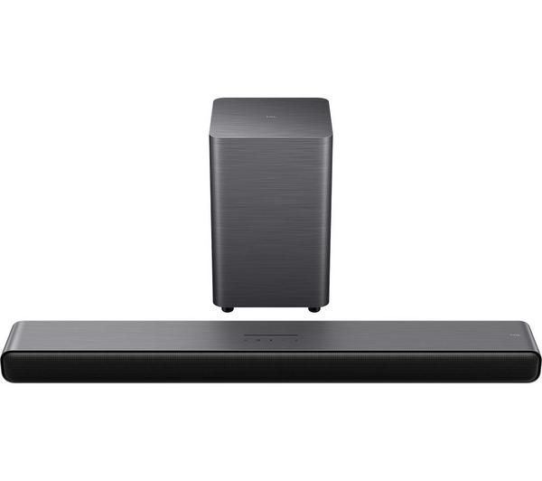 TCL S55HK 2.1 Wireless Compact Sound Bar with Dolby Atmos & DTS Virtual:X - Dark Titanium