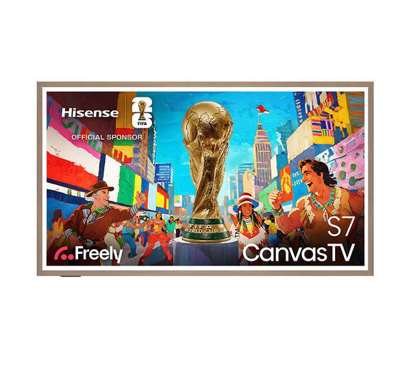 HISENSE Canvas S7NQ 55\" QLED 4K Smart TV with Freely & Art Mode - 55S7NQTUK